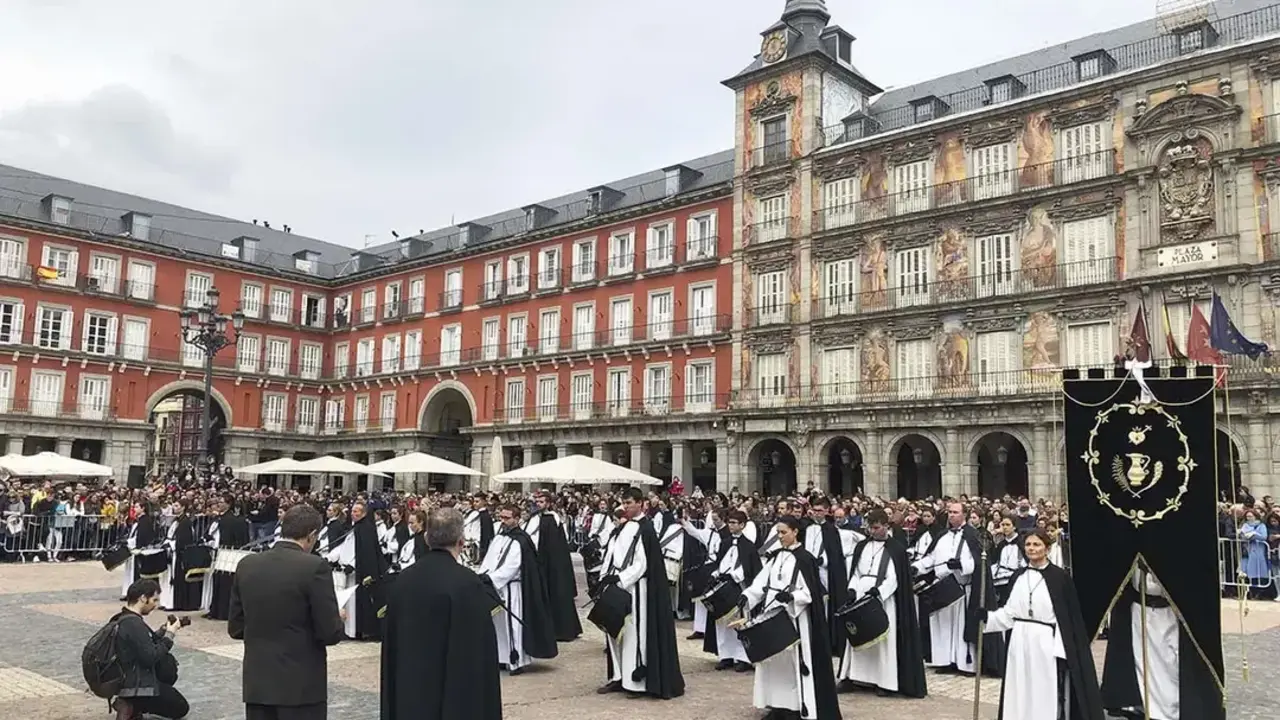 Tamborrada en Madrid en el a&ntilde;o 2024.