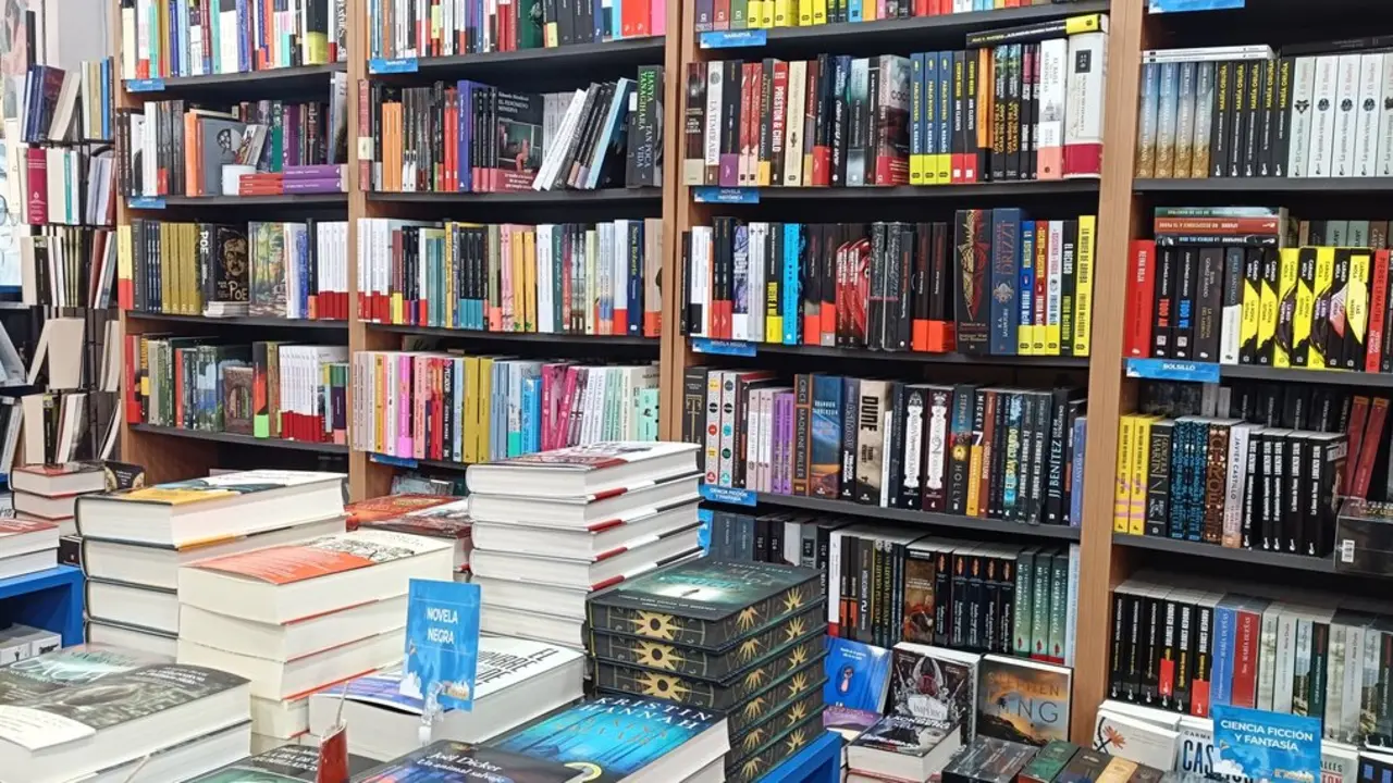 Interior de la Librer&iacute;a El Mirador (Colmenar Viejo).