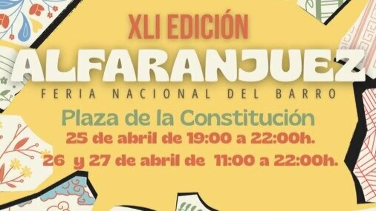 Cartel de 'Alfaranjuez'. Imagen del Ayuntamiento de Aranjuez.