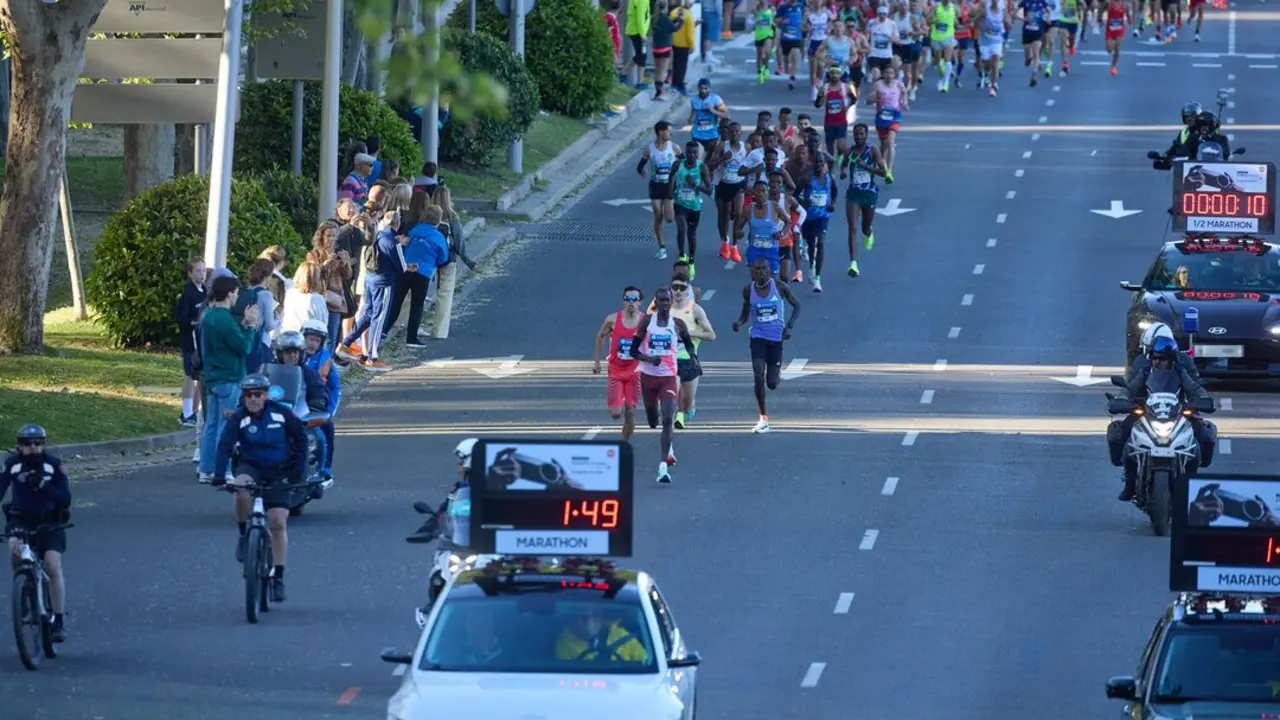 La Marat&oacute;n celebrada en Madrid. Imagen de EP.