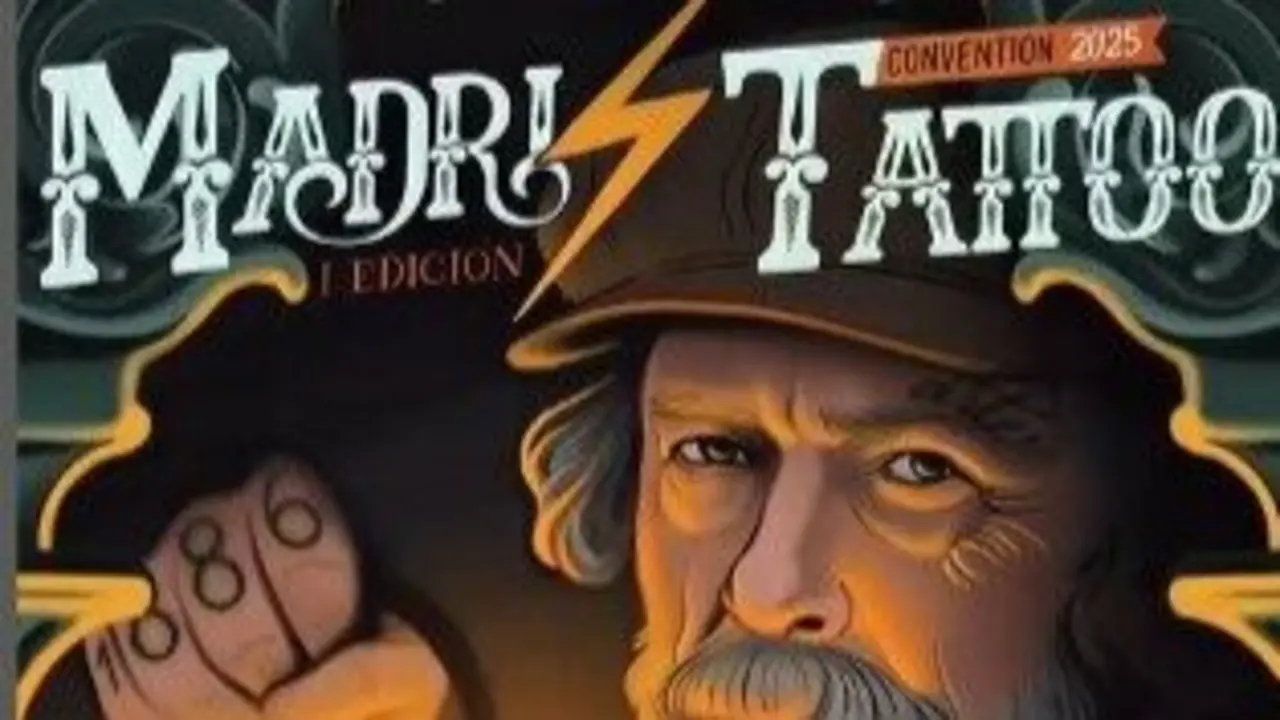 Cartel del Madrid Tattoo Convention. Imagen del Ayuntamiento de Arganda del Rey.