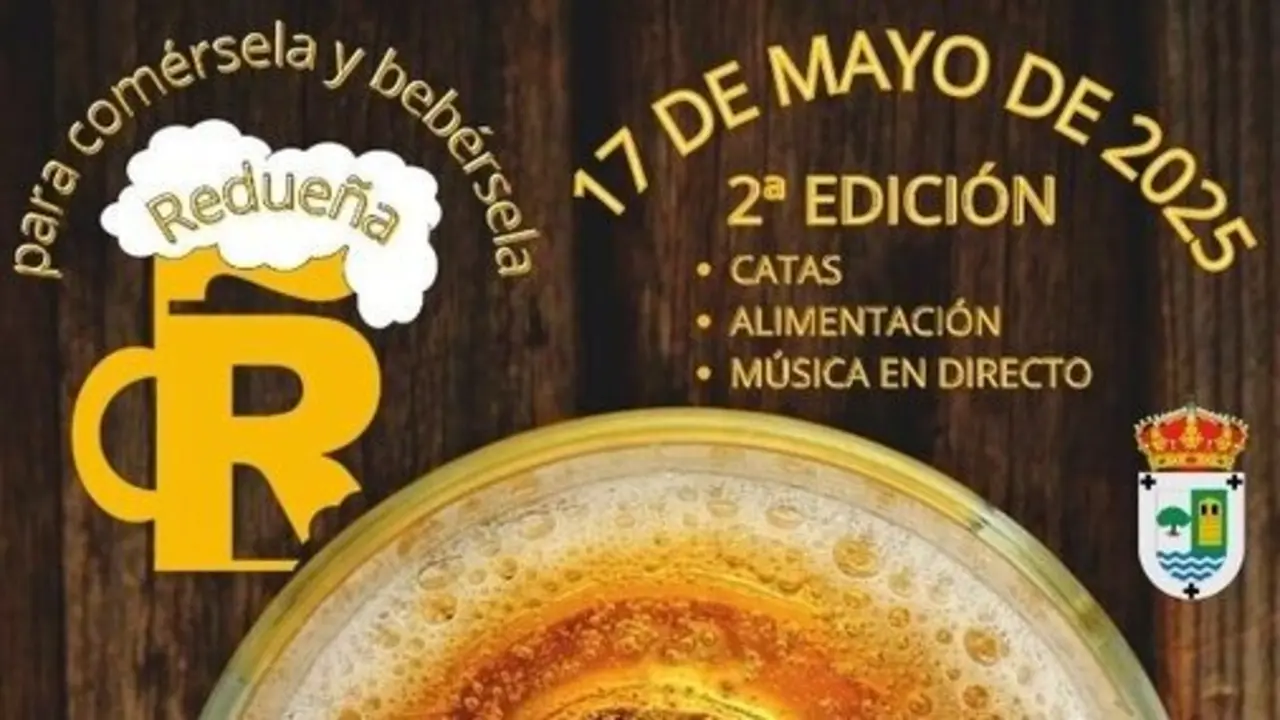 Cartel de la Segunda Edici&oacute;n de la feria gastron&oacute;mica de Redue&ntilde;a. Imagen del Ayuntamiento.