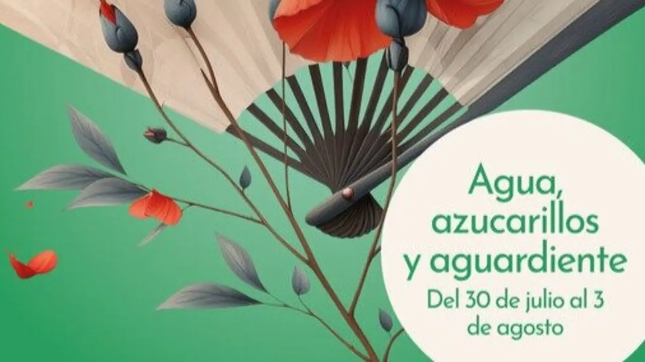 Cartel 'agua, azucarillos y aguardiente'. Imagen de la Comunidad de Madrid.