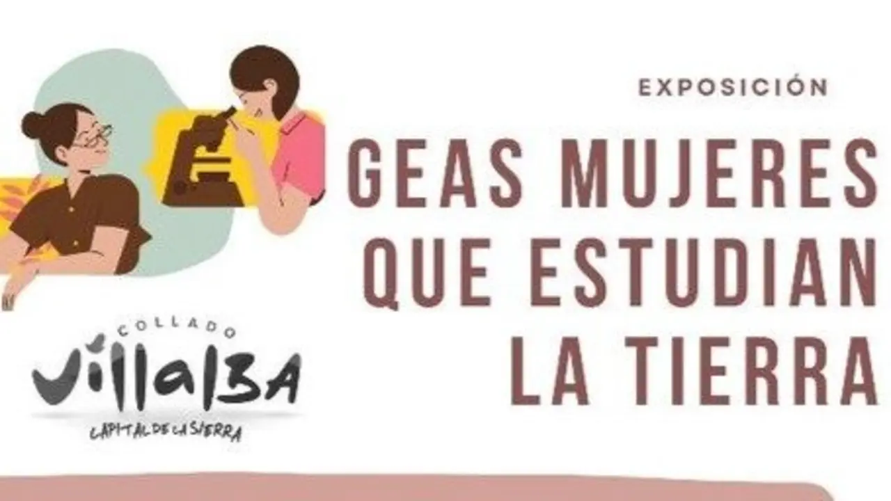 Cartel de la exposici&oacute;n 'GEAS'. Imagen del Ayuntamiento de Collado de Villalba.