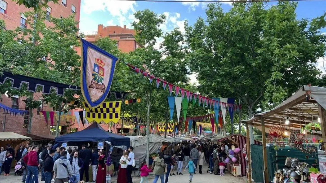 Mercado Medieval de Loranca, en Fuenlabrada, Madrid. Imagen de archivo.