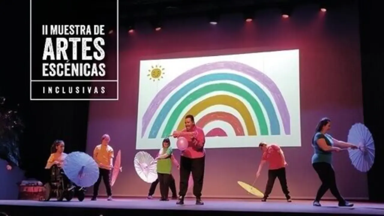 Cartel de la II Muestra de artes esc&eacute;nicas. Imagen del Ayuntamiento de Collado de Villalba.
