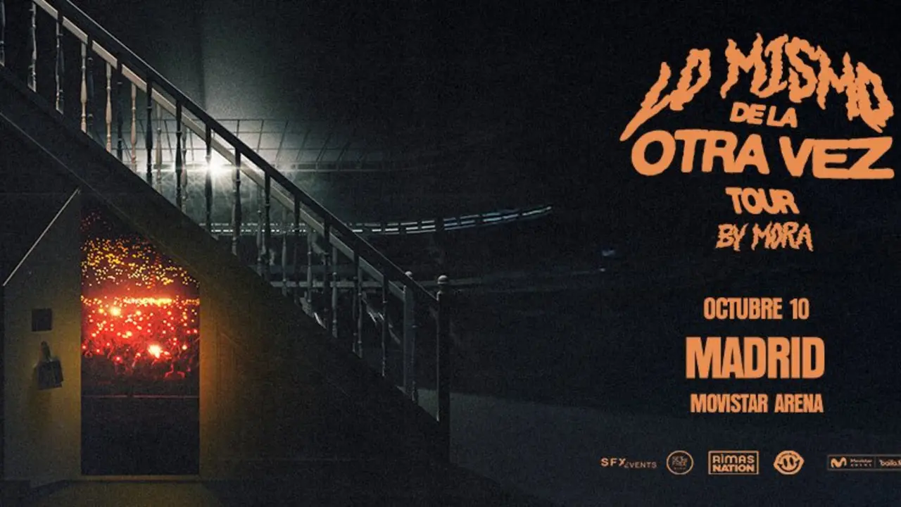 Cartel del &aacute;lbum 'Lo mismo de siempre'. Imagen de Movistar Arena.