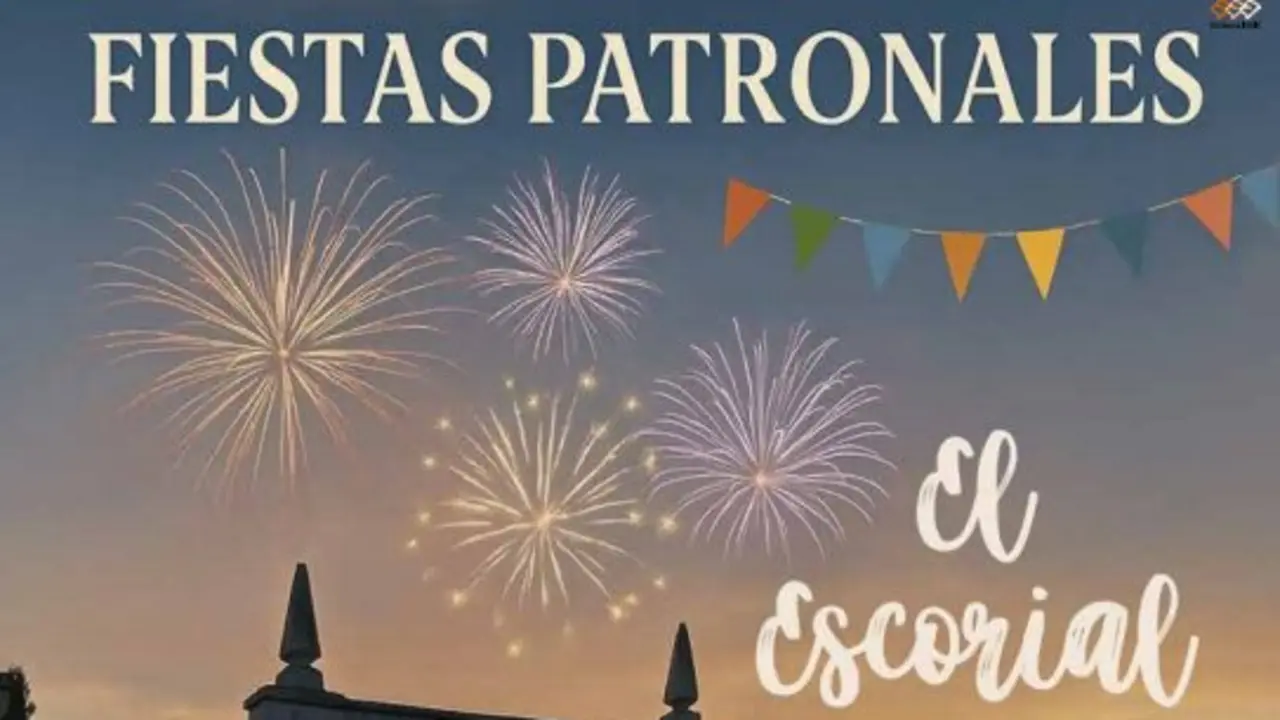 Cartel de las fiestas patronales de El Escorial. Imagen del Ayuntamiento.