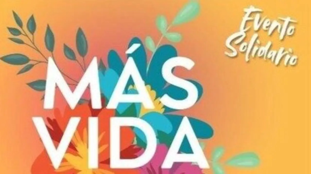 Cartel del festival 'M&aacute;s vida'. Imagen del Ayuntamiento de Collado de Villalba.