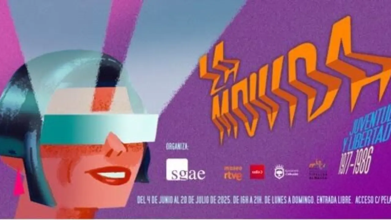 Cartel de la exposici&oacute;n 'La movida' de la SGAE.
