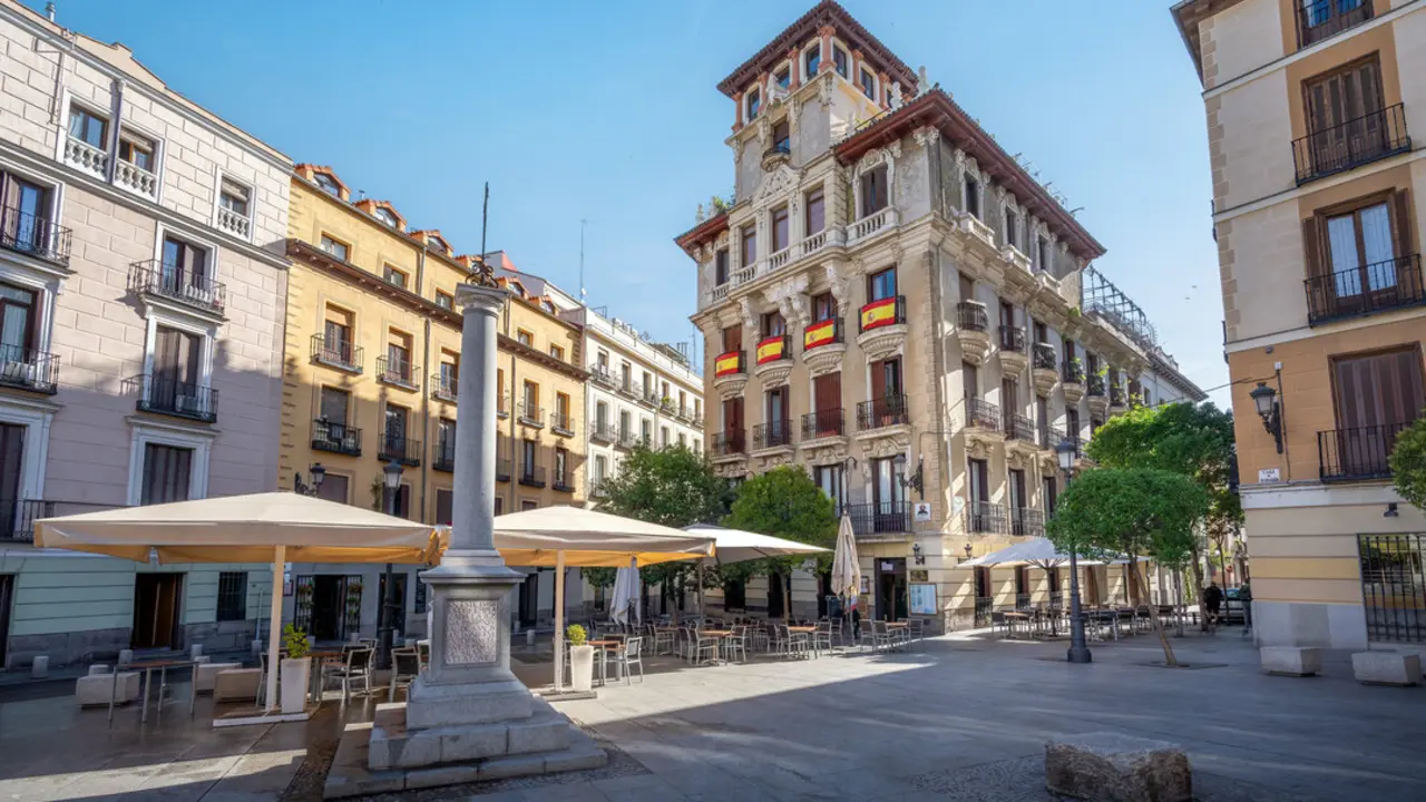 La plaza de Ramales de Madrid. Imagen de archivo.