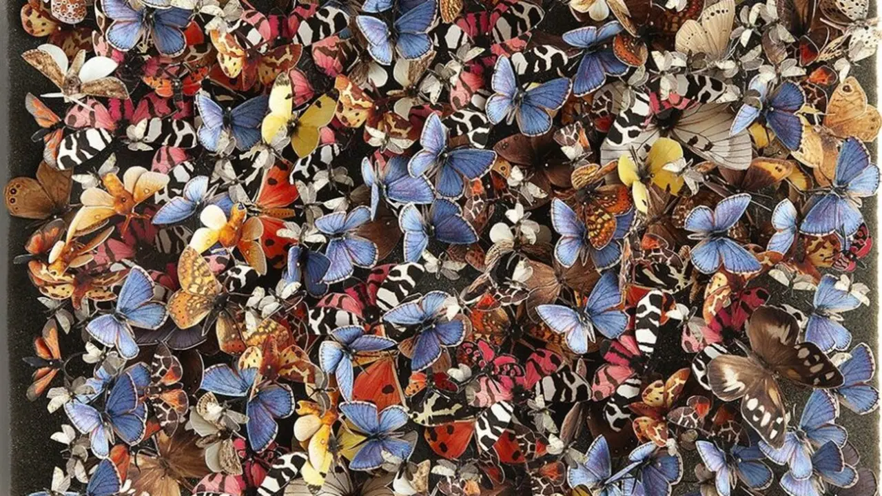 Exposici&oacute;n Lepidoteros en peligro de extinci&oacute;n de la Peninsula Ib&eacute;rica. Imagen del Real Jard&iacute;n Bot&aacute;nico de Madrid.