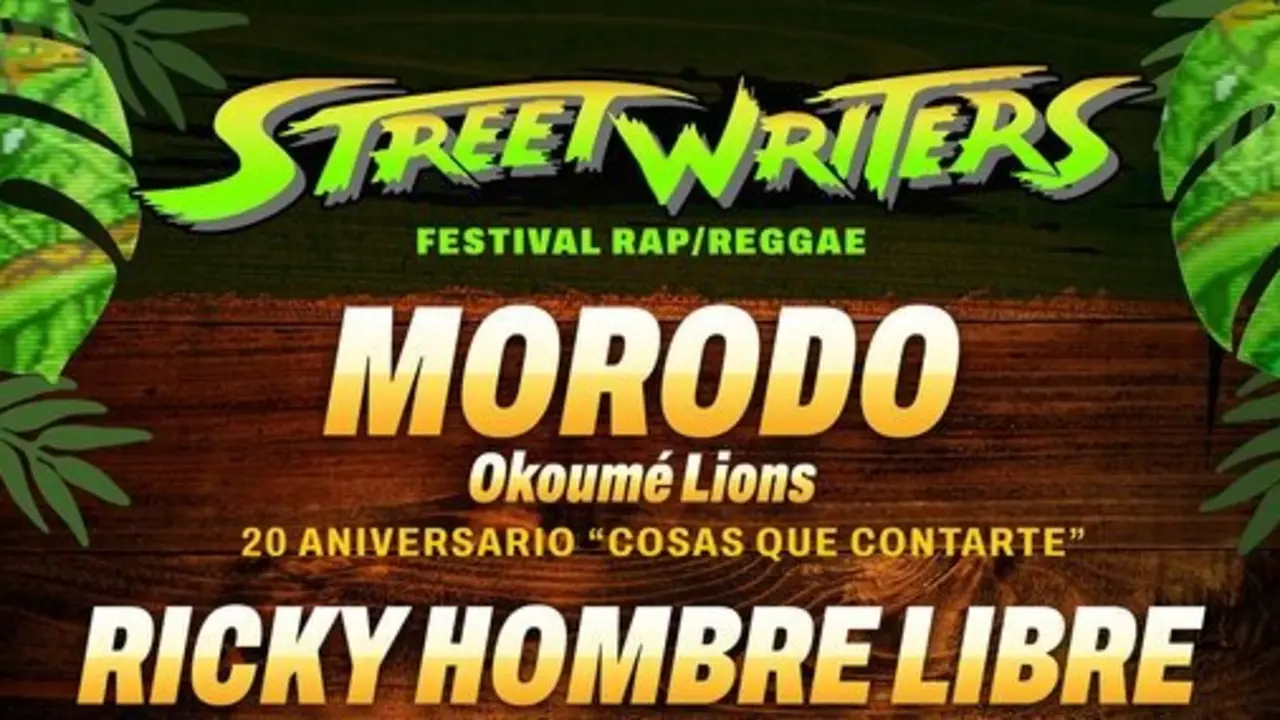 Cartel de Street Writers. Imagen del organizador.