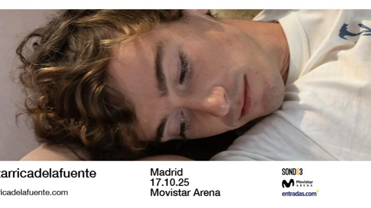 Banner del concierto de Guitarricadelafuente previsto en Madrid.