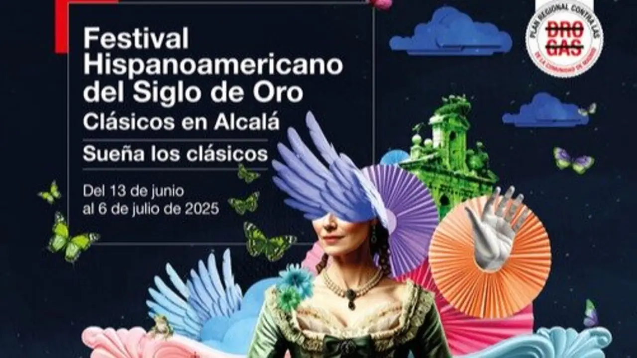 Cartel del Festival Hispanoamericano del Siglo de Oro. Imagen de la Comunidad de Madrid.