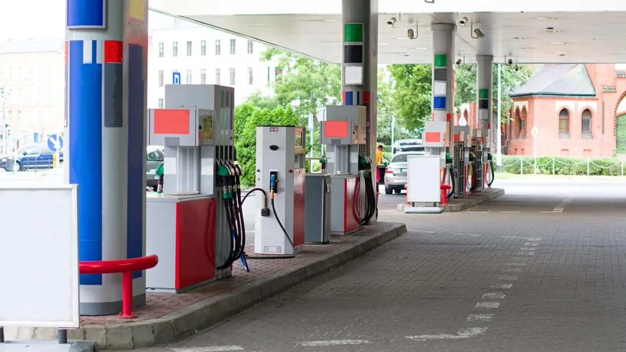 Una gasolinera en imagen de archivo.