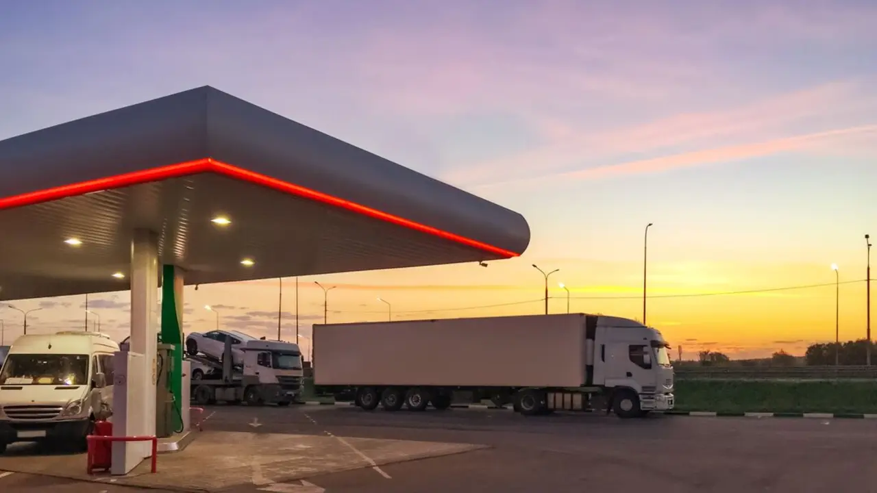 Una gasolinera en imagen de archivo.