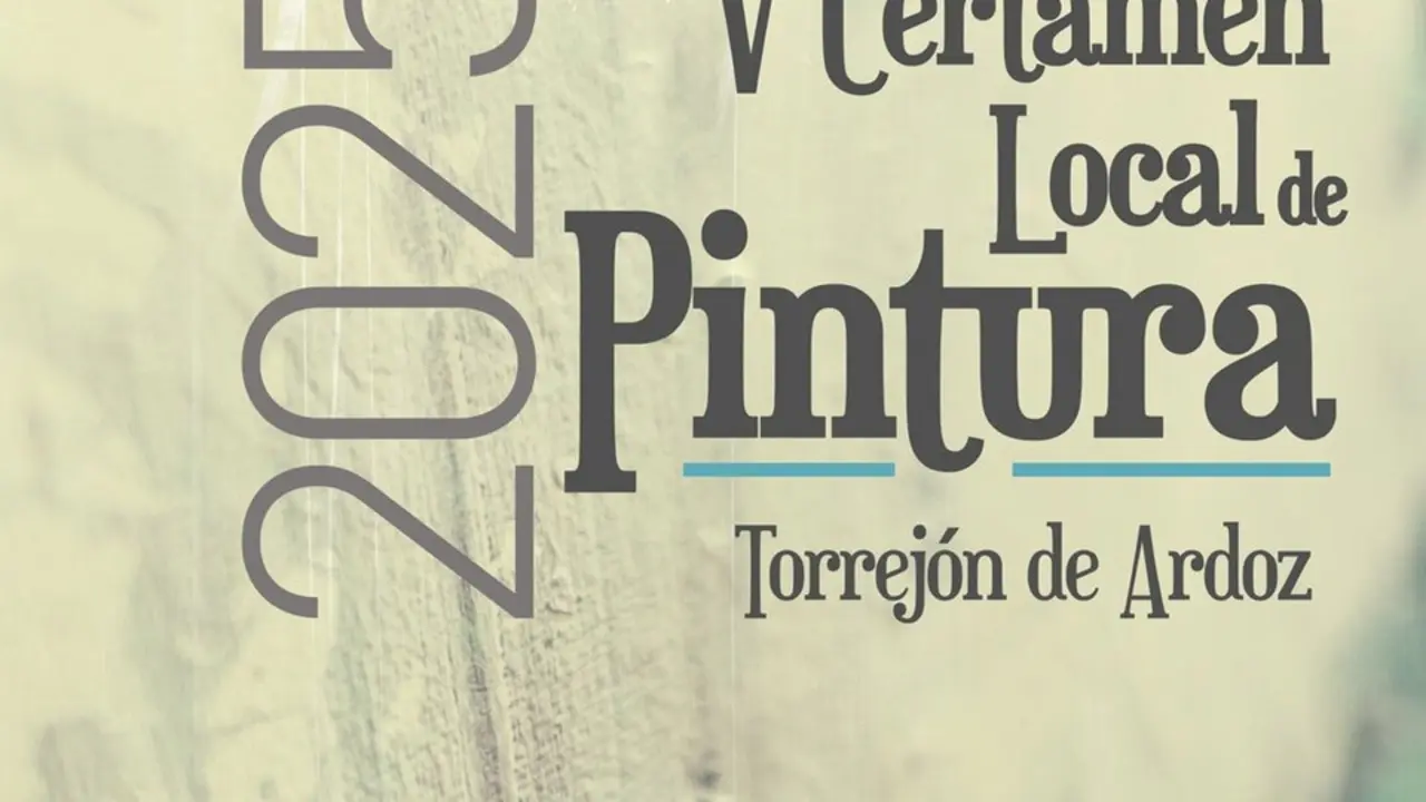 Cartel del certamen de pintura de Torrej&oacute;n de Ardoz.