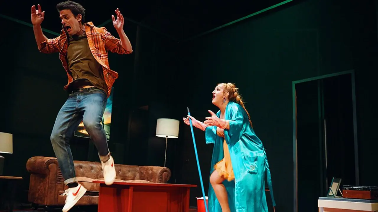 Un momento de 'Goteras'. Imagen del Teatro Bellas Artes.