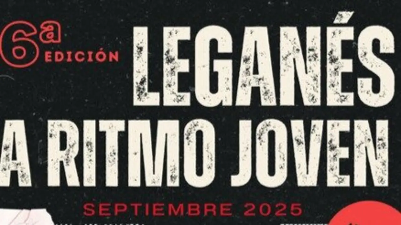 Cartel Legan&eacute;s "A Ritmo Joven". Fuente: Ayuntamiento de Legan&eacute;s.