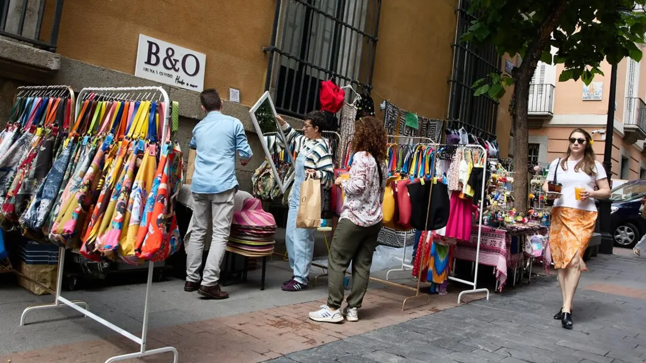 El Barrio de las Letras, a 4 de junio de 2023, en Madrid (Espa&ntilde;a). Imagen de archivo.
