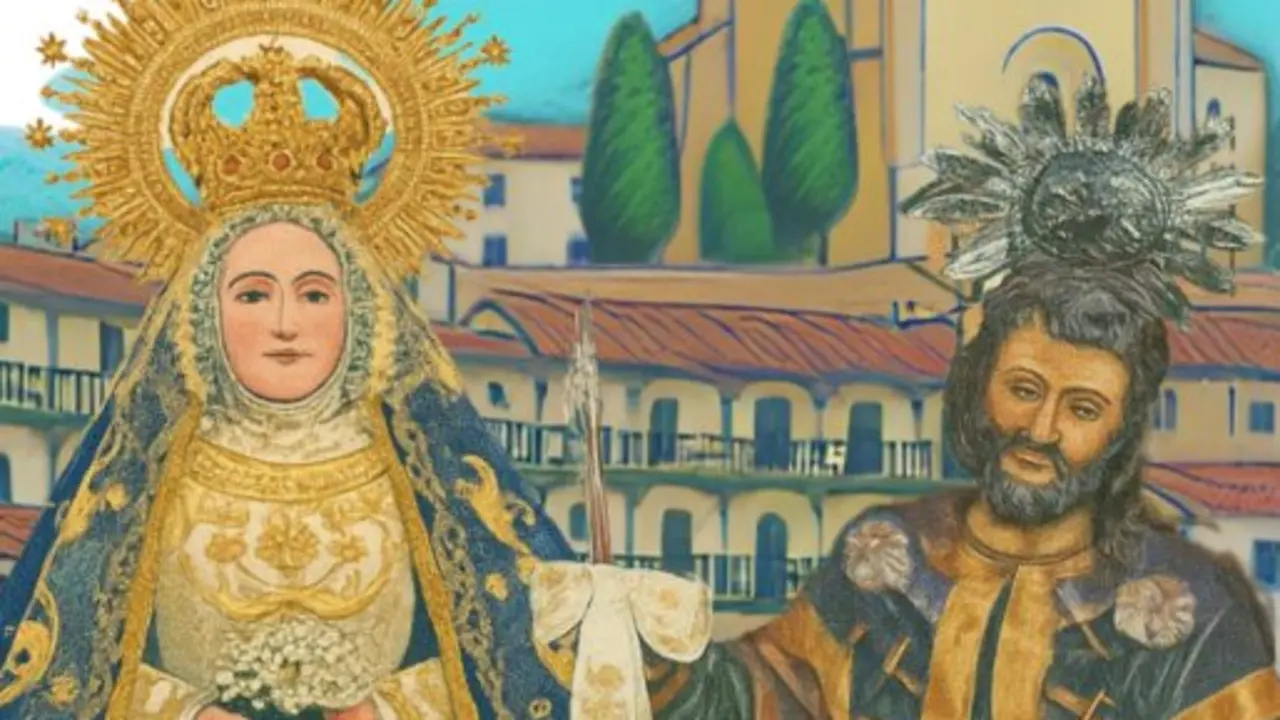 Cartel de fiestas de Chinch&oacute;n. Imagen del consistorio.