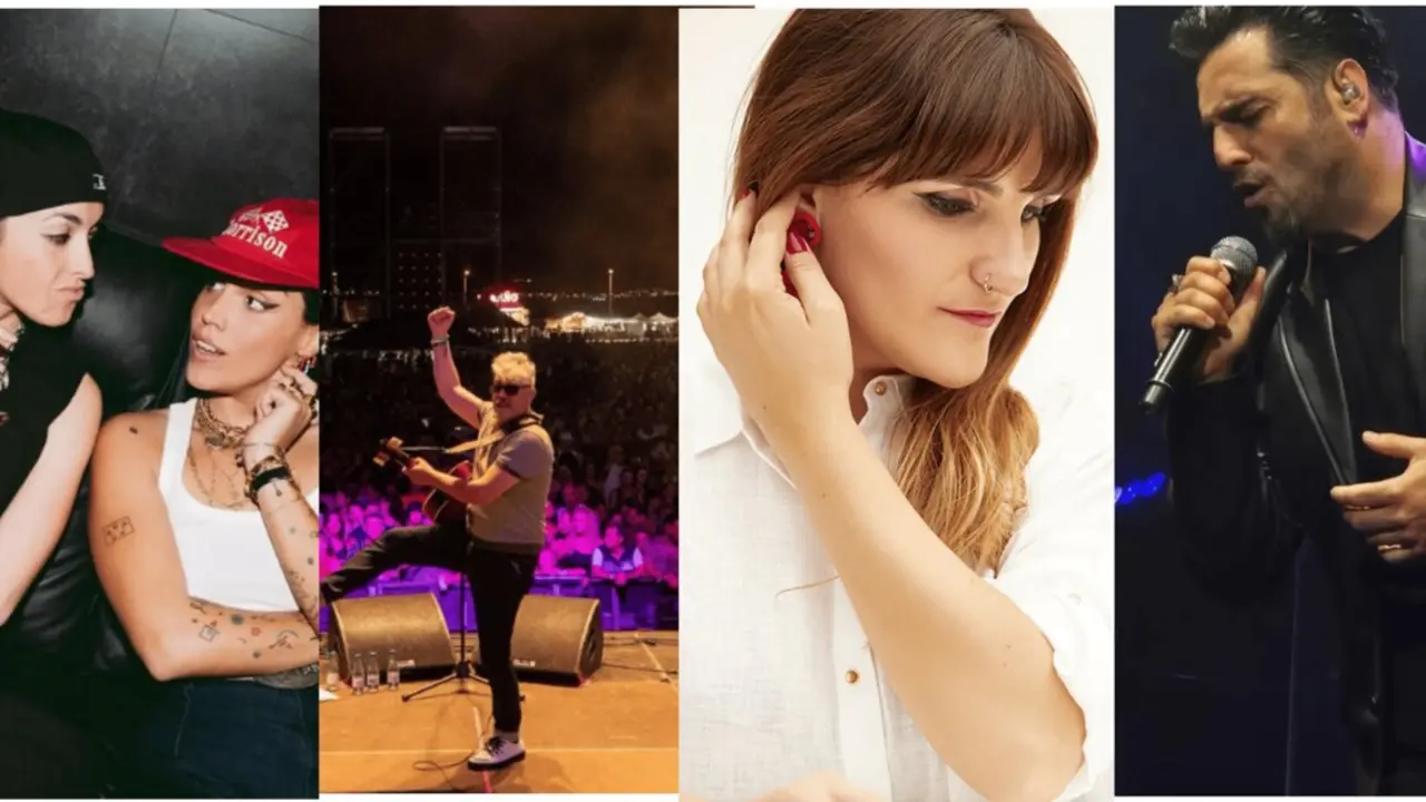Algunos de los artistas que act&uacute;an en Pinto. Im&aacute;genes: IG.