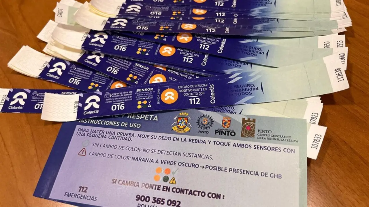 Pulseras para la prevenci&oacute;n de la sumisi&oacute;n qu&iacute;mica.