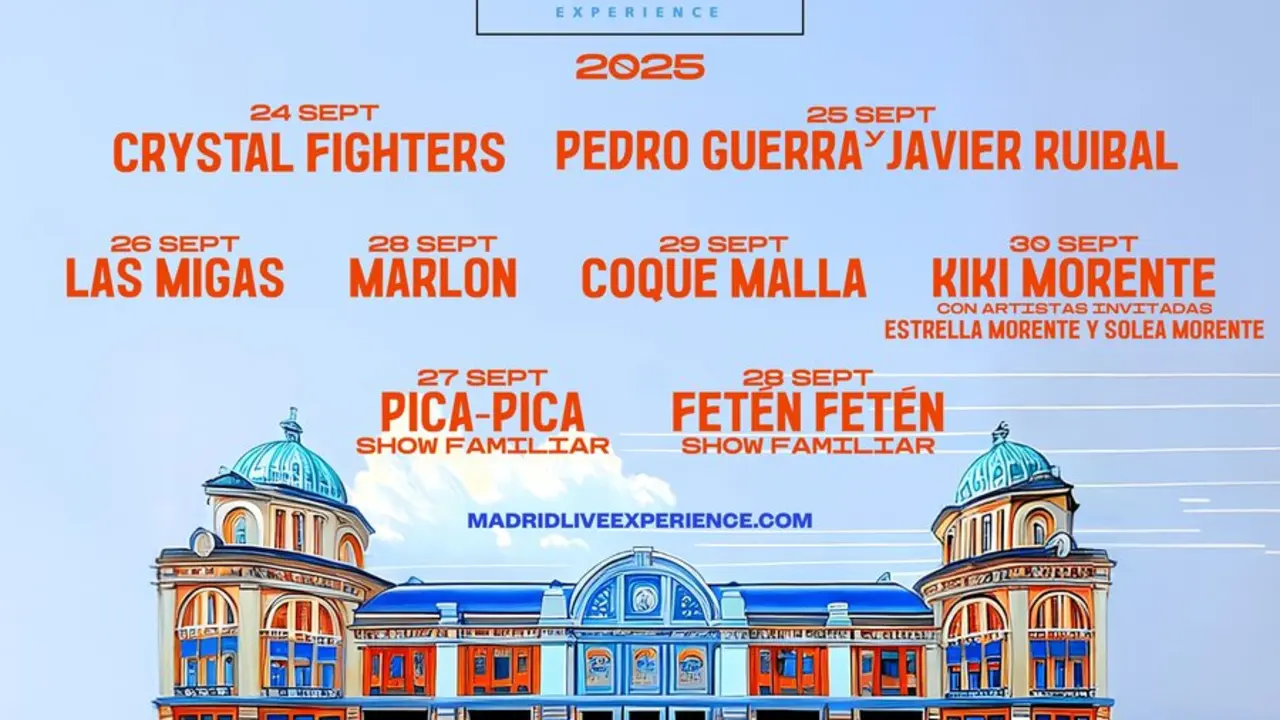 CaixaBank Madrid Live Experience, el festival que se celebrar&aacute; en Madrid del 24 al 30 de septiembre.