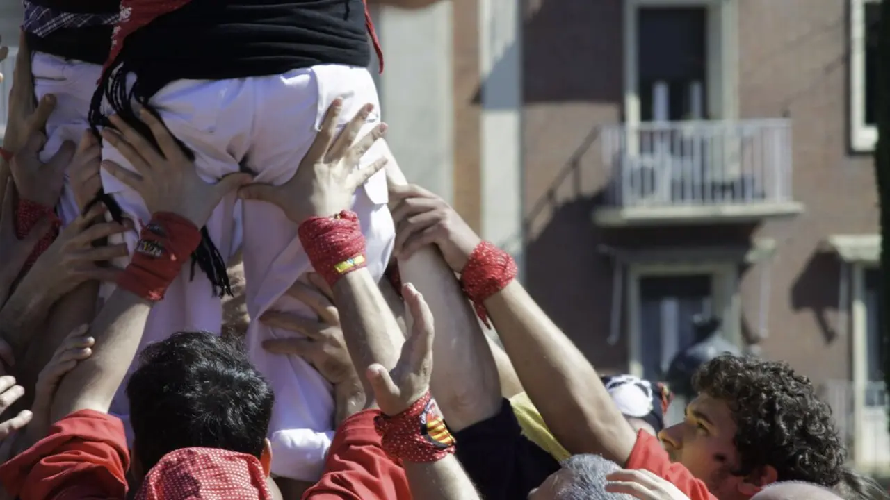 Castellers. Foto de Colla Castellera de Madrid