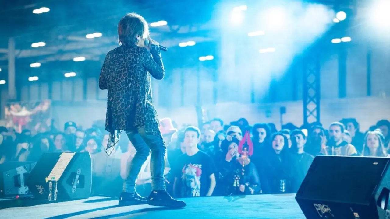 Hiroshi Kitadani en concierto. Imagen de Japan Weekend.