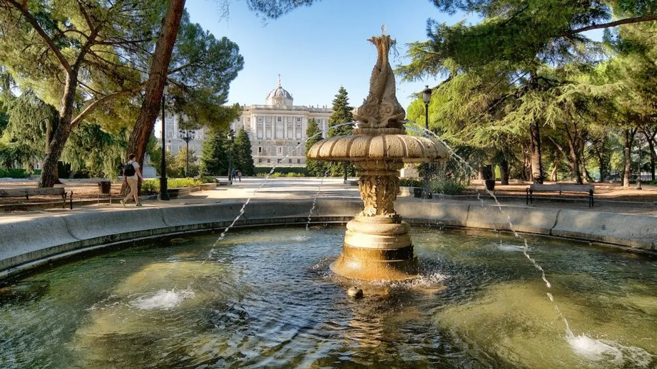 Los Jardines de Sabatini. Imagen de Turismo Madrid.