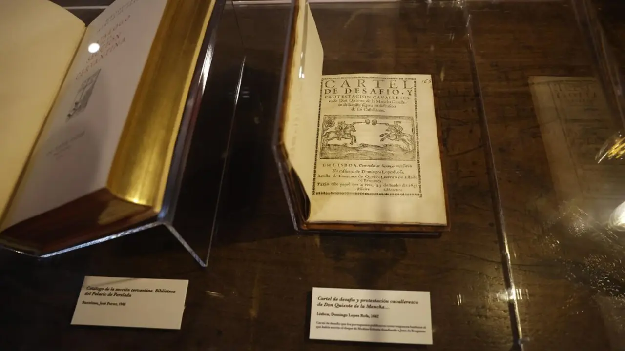 Uno de los ejemplares de la exposici&oacute;n Mil y un Quijotes. De El Paular al Castillo de Peralada. Imagen del Ayuntamiento de Madrid.