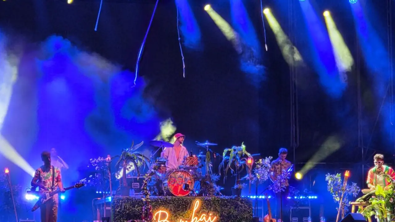 Concierto de Bombai en las fiestas. Imagen del Ayuntamiento de M&oacute;stoles.