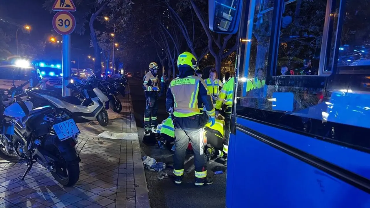 El lugar y momento del accidente. Imagen de EP.