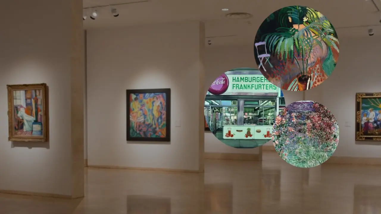 Museo Thyssen y alguna de sus obras.