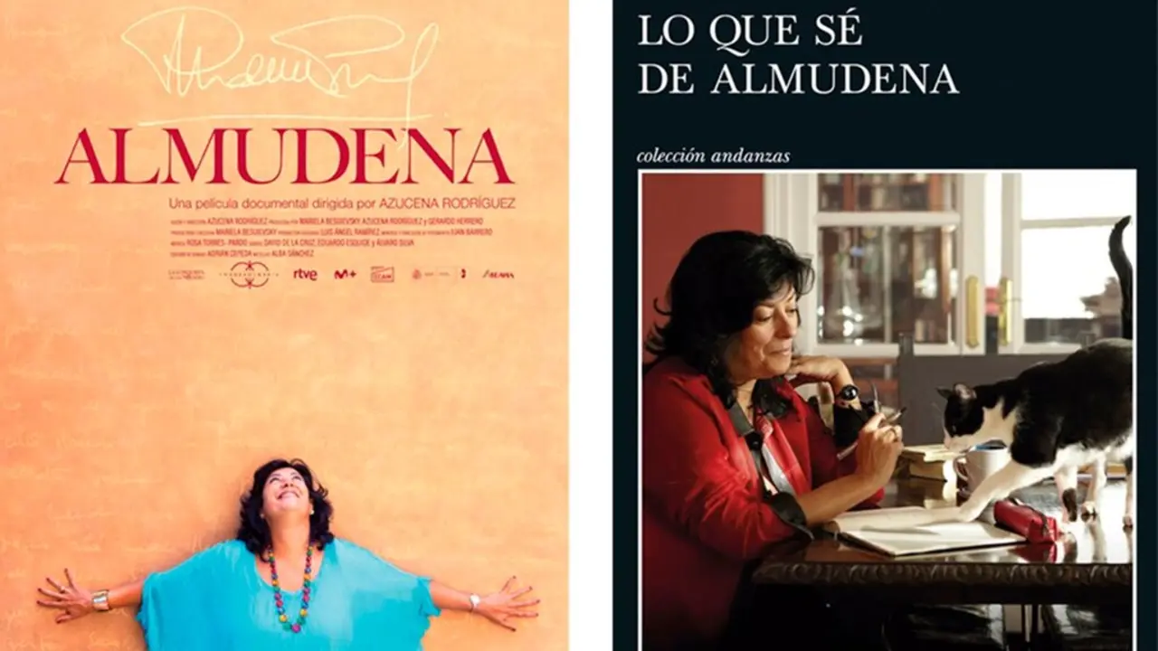 Montaje del documental y el libro que se presentan.