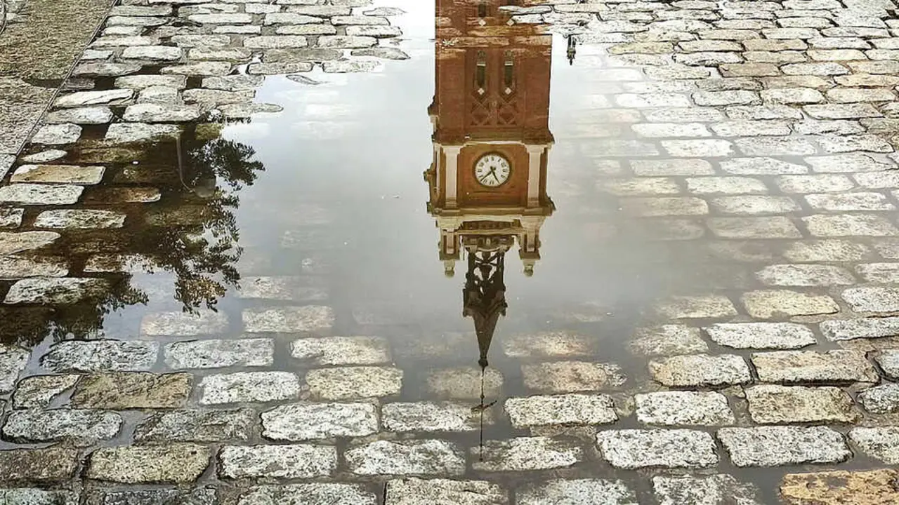 Casa del Reloj de Arganzuela. Imagen del Museo de Historia de Madrid.