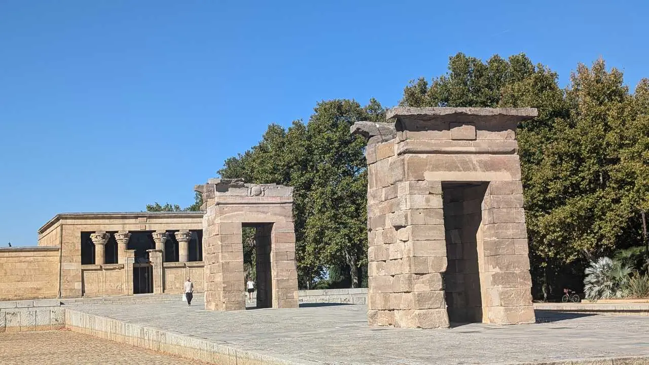 El Templo de Debod.