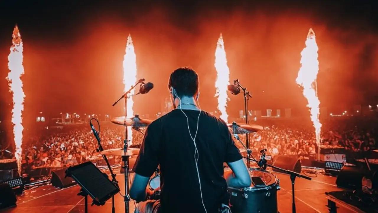 Melocos en concierto. Fuente: IG del grupo.