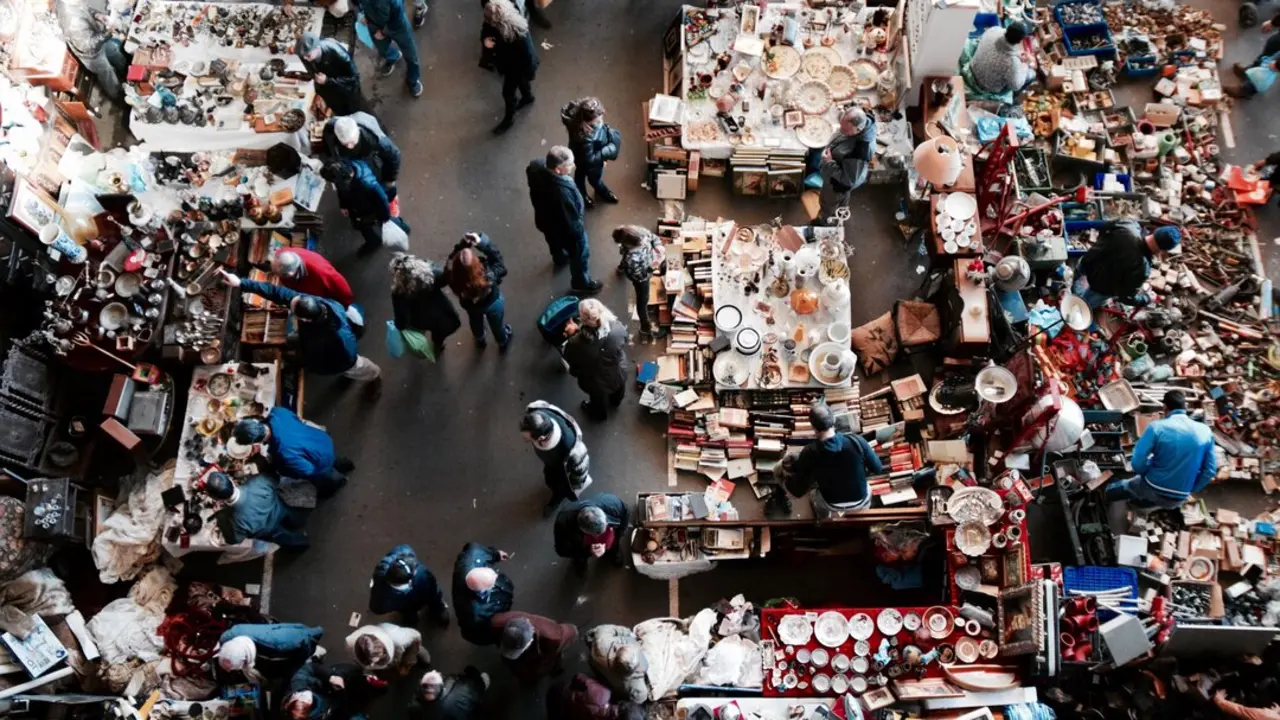 Un mercado en imagen de archivo.
