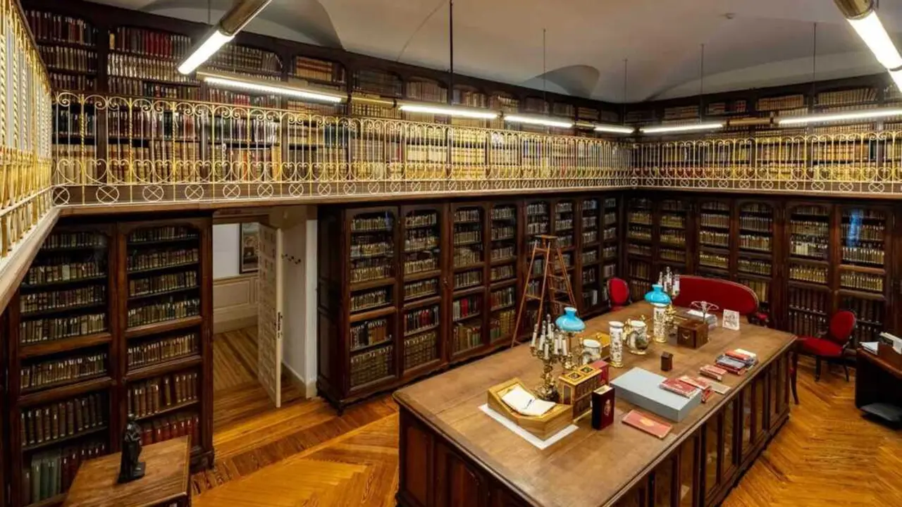 La Real Biblioteca del Palacio Real. Imagen de Patrimonio Nacional.