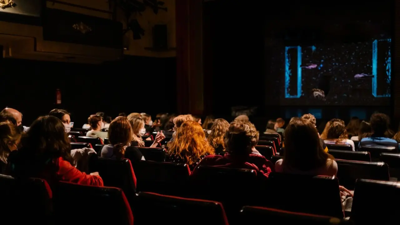 Una sala de cine en imagen de archivo.