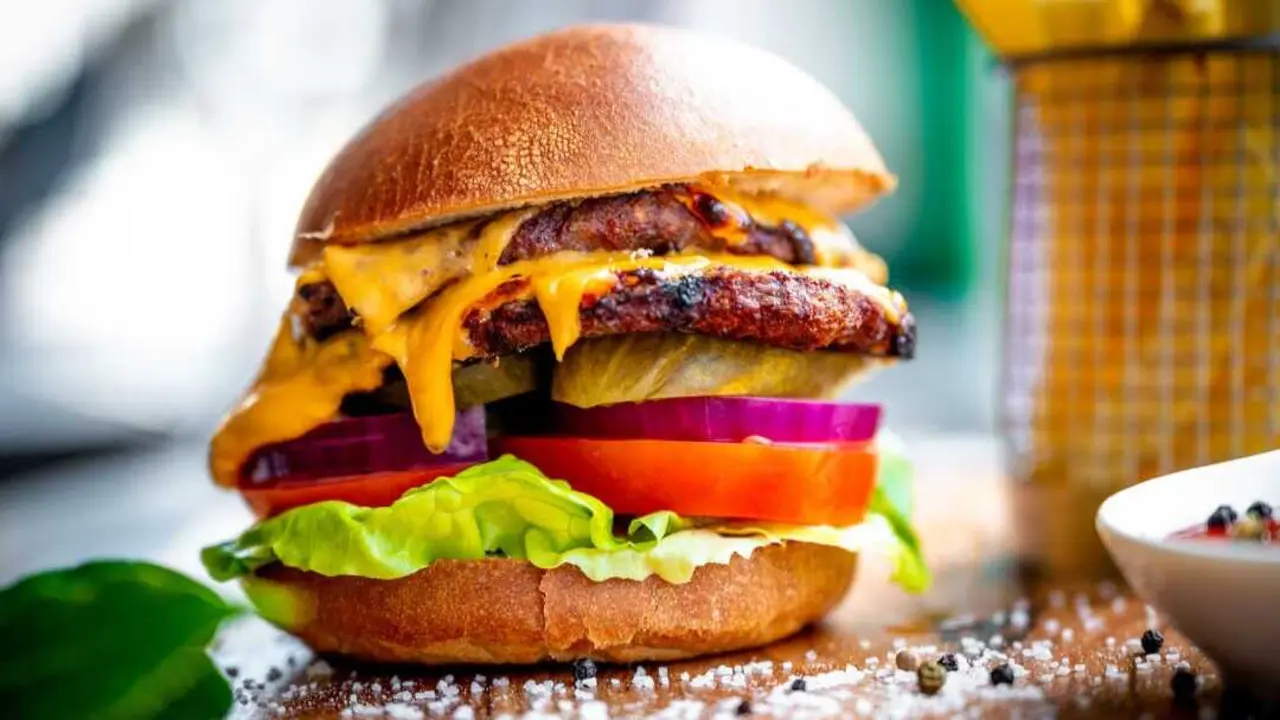 Imagen de archivo de una hamburguesa.