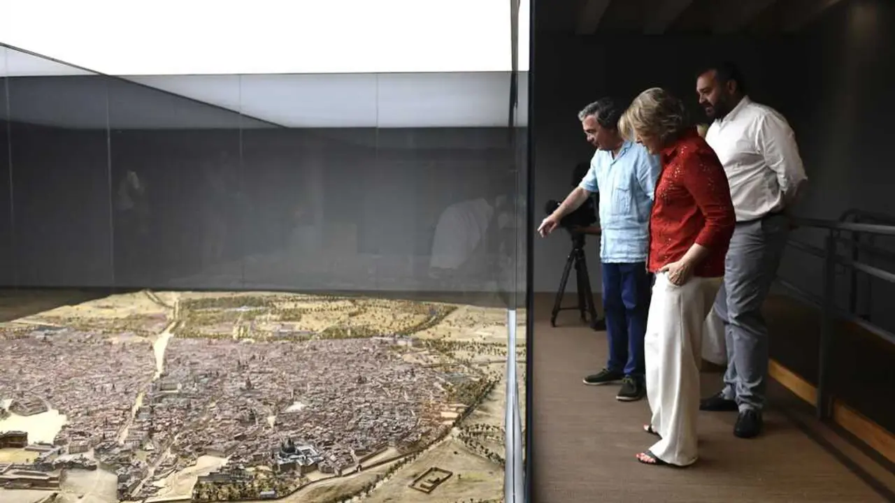 Maqueta de Le&oacute;n Gil de Palacio en el Museo de Historia. Imagen del Ayuntamiento de Madrid.