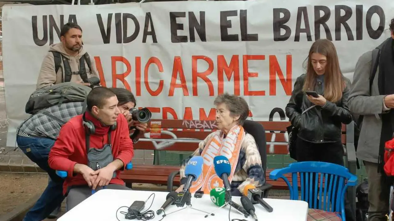 Mari Carmen, la vecina de 87 a&ntilde;os a la que quieren desahuciar. EP.