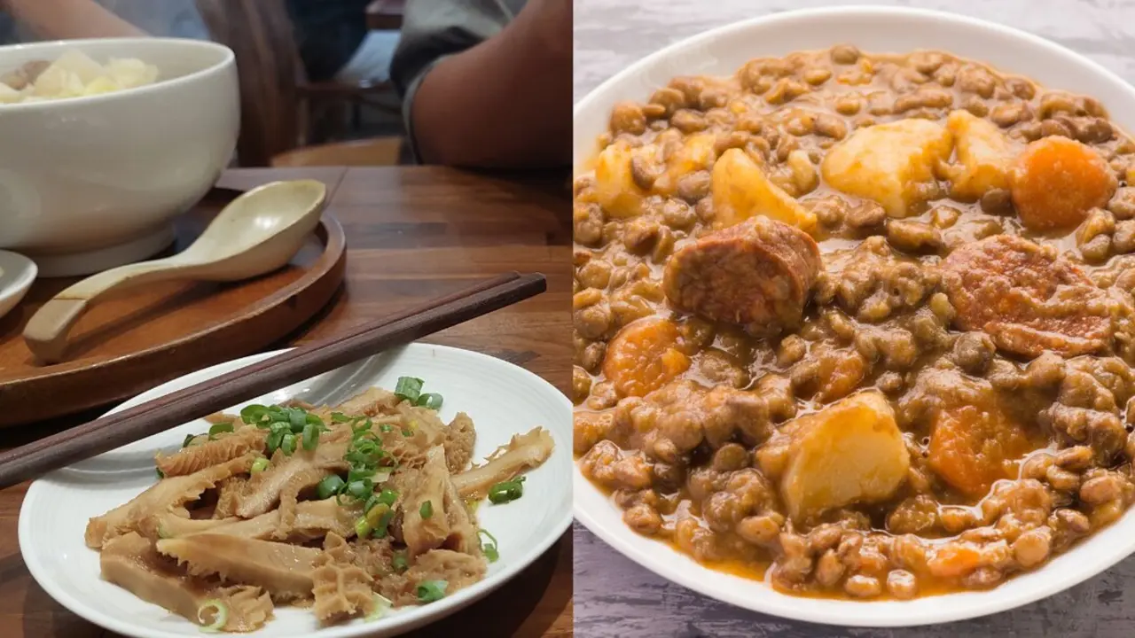 Dos platos de cuchara.