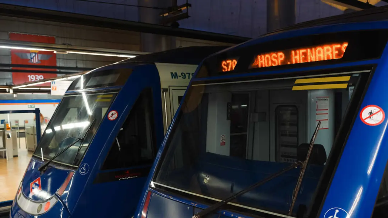 Trenes del Metro de Madrid. Imagen de la Comunidad de Madrid.