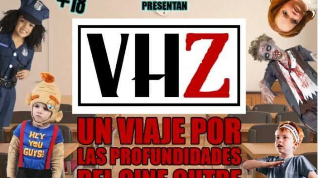 Cartel del show de humor &ldquo;VHZ&rdquo;.