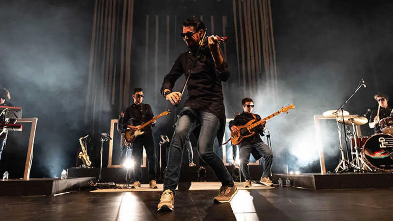 Pablo Navarro en concierto.